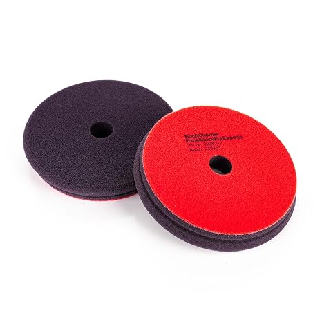 Koch-Chemie - Heavy Cut Pad V2 - Abrasive Sponge for Removing Strong Weathering & Deep Scratches; Low Torsion Forces & High Stability; Long-Lasting Compression Hardness; Contours Easily (150mm x 23mm)