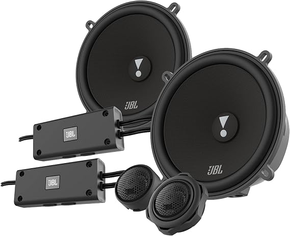 JBL 5 1/4" Step-up Car Audio Component Speaker System NO Grill, Black