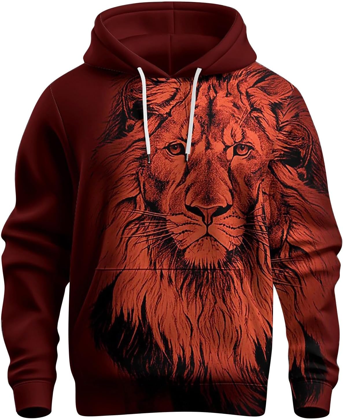 LCMTWX Hoodies Men And Winter Vintage Long Sleeve Hoodie Half Zipper Hooded Sweatshirt Top Workwear Multi Green Sweatshirt