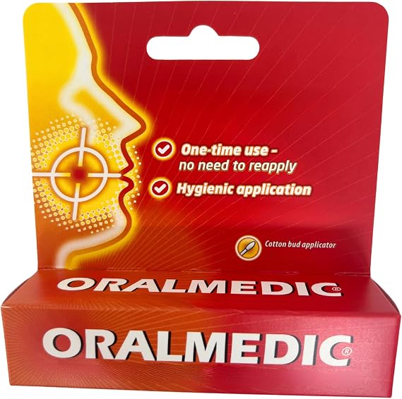 Mouth Ulcer Treatment 2 Single-Use Swabs Fast Relief for Canker Sores Easy Application Suitable for Adults and Children Over 12