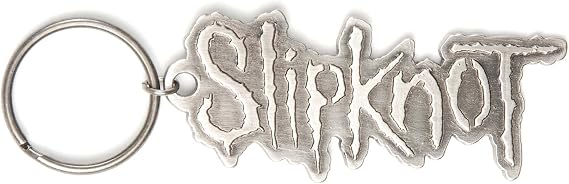Bravado Slipknot Logo Metal Key Chain Silver