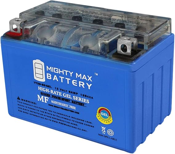 Mighty Max Battery YTX9-BS GEL 12V 8AH Battery Replacement