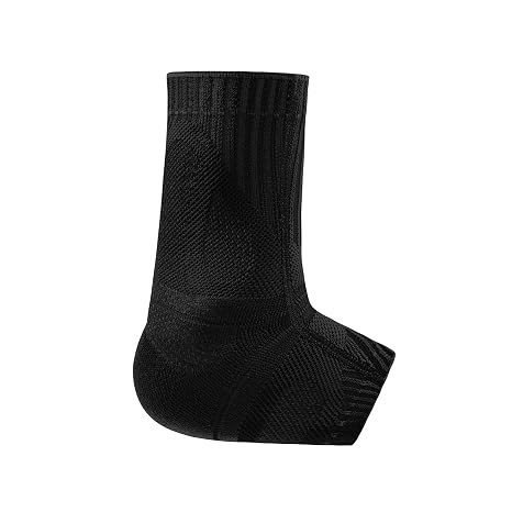 Bauerfeind Sports Achilles Support - Relieves the achilles tendon while running, jumping, and moving - All Black, X-Small