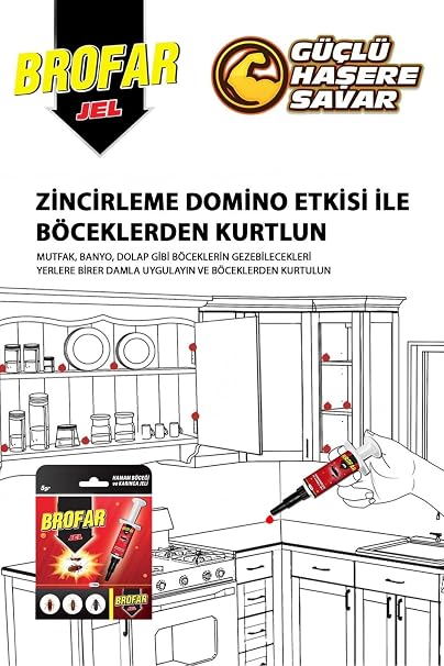 Jel Hamam Böceği ve Karınca Jeli, 5 gr