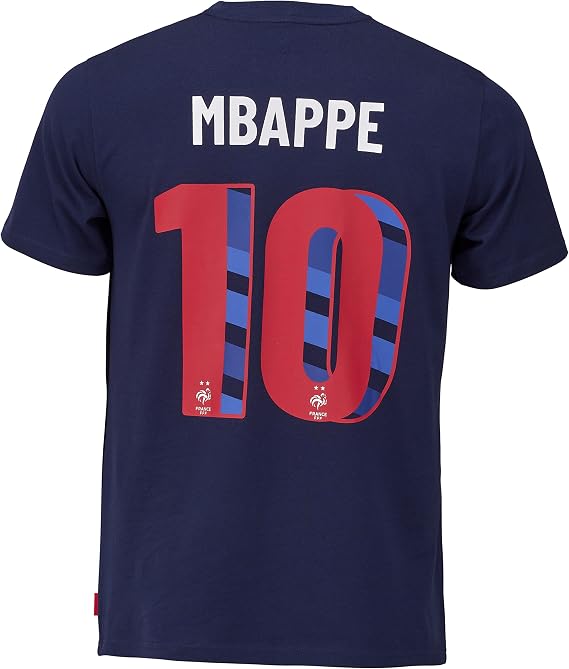 Equipe de FRANCE de football FFF T-Shirt - Kylian MBAPPE - Official Collection 