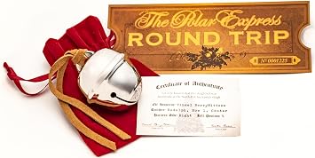 Polar Exp Sleigh Bell, Round Trip Ticket, and Certificate of Authenticity 1