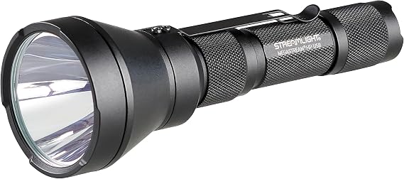 Streamlight 66211 MegaStream HP USB 1350-Lumen 310000-Candela Rechargeable EDC Flashlight Includes Rechargeable Battery, USB-C Cable, and Holster, Black