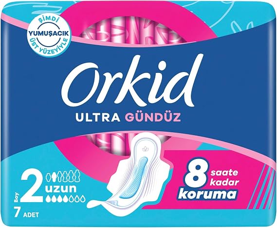Orkid Ultra Hijyenik Ped Uzun (Boy 2) 7 Adet Ped