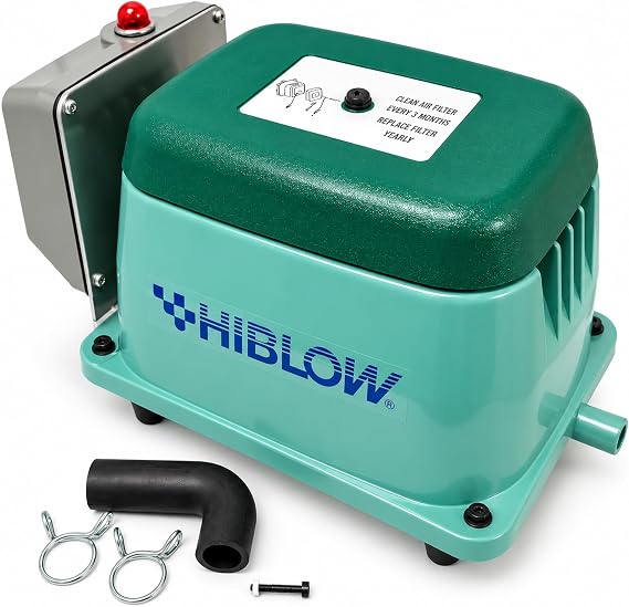 Hiblow HP-80 w/Alarm Septic Air Pump