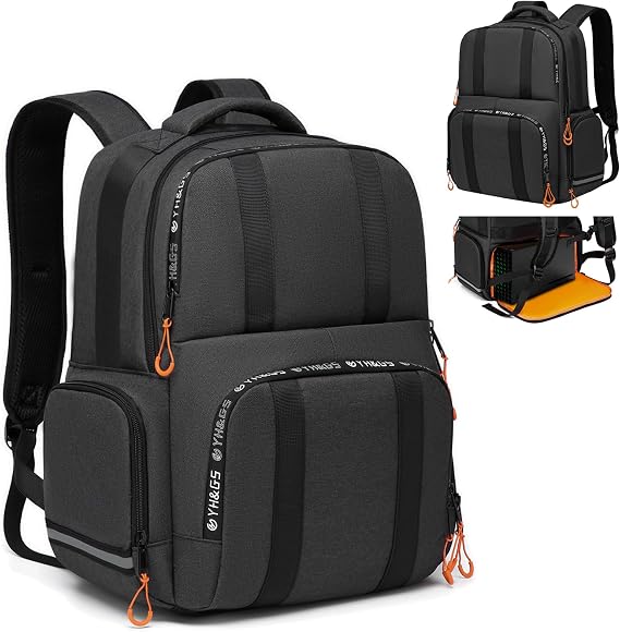Carry Backpack Compatible with Xbox Series X/S Console, Travel Carrying Case with Multiple Storage Pockets for Xbox Controllers, Portable Hard Disk, Headset and Other Accessories