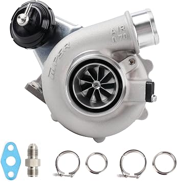Pulsar Turbo 5455G Dual Ball Bearing Billet Wheel Turbo Vband&IWG Hsg 0.72A/R Actuator Hp Rating 660