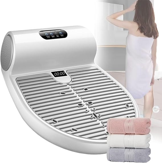 1350W Full Body Dryer After Shower, Body Hair Dryer W/Towel, Standing Body Care Dryer, Air Shower Drying Machine, for Blow Foot, Private Area, Armpits (with Weight Scale)