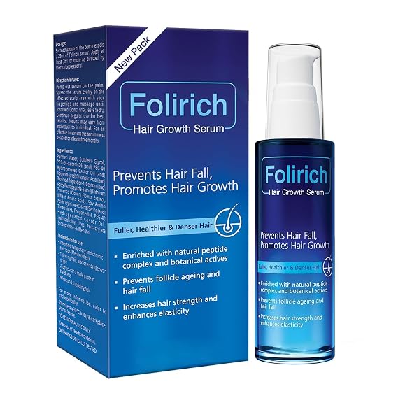 Clarity's (60 ml) folirich hair serum/for promotes hair growth/for fuller, healthier & denser hair/for men & women both (60 ml)