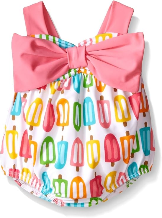 Mud Pie Baby Girls' Mud Pie Baby Popsicle Swimsuit, Multi, 0-6 Months