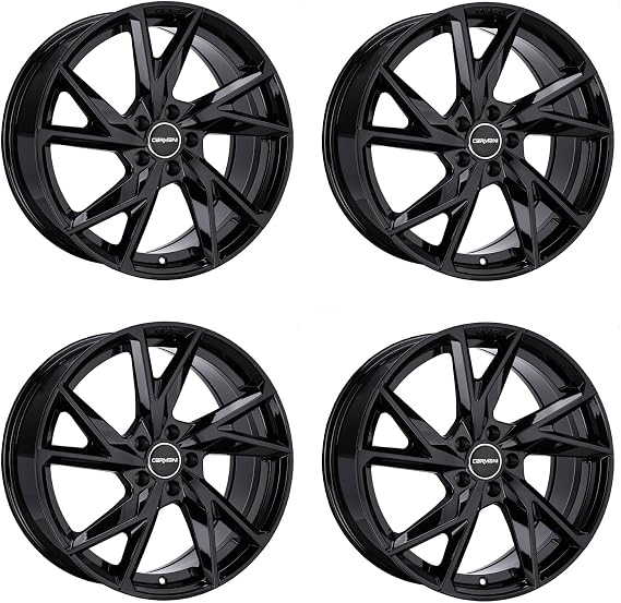 4x Carmani alloy rims 23 Rudi 8.5x19 ET30 5x112 black compatible with Toyota Supra