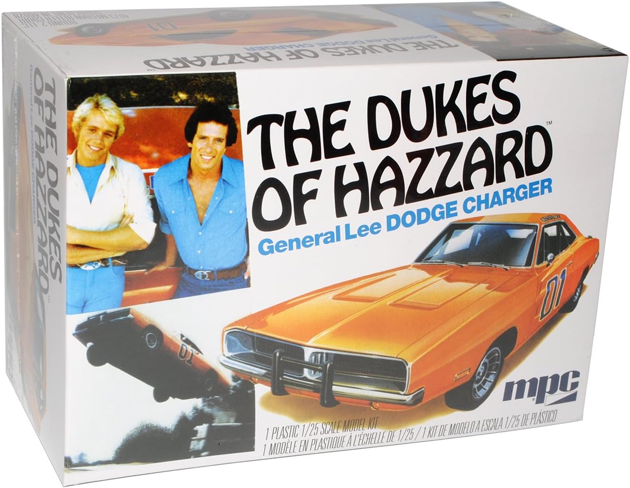 amt dodge charger 1969 general lee the dukes of hazzard kit 125 124 model car model car