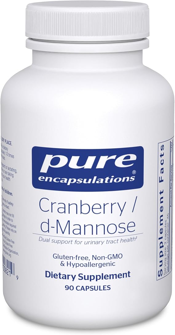 Pure Encapsulations Cranberry/D-Mannose, 90 Capsules