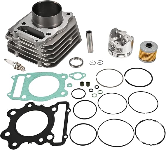 74mm TRX300 Cylinder Piston Kit Compatible with Honda TRX 300 Fourtrax FW 4x4 2x4 four-wheel 1988-2000 Rebuild Kit Top End Repair Kit Spare Parts