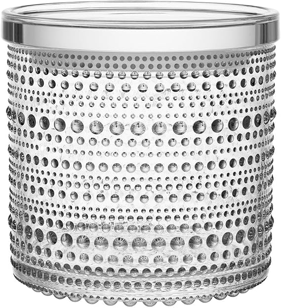 Iittala Kastehelmi 1015372 Container, 11.6 "x 4.5, Clear