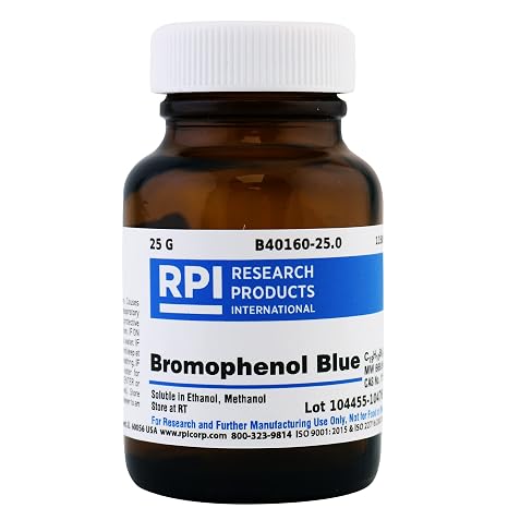 Bromophenol Blue [3',3",5',5"-Tetrabromo-phenolsulfonephthalein], 25 Grams