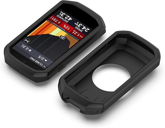 Silicone Cover Case for Garmin Edge 1050, Portable Cover Protective Sleeve for Garmin Edge 1050 Case, Waterproof & Anti-Falling (Black)