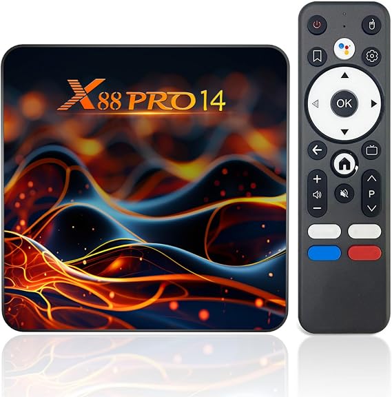Android 14.0 TV Box with 2GB RAM 16GB ROM RK3518 Quad-Core 64bit Cortex-A53