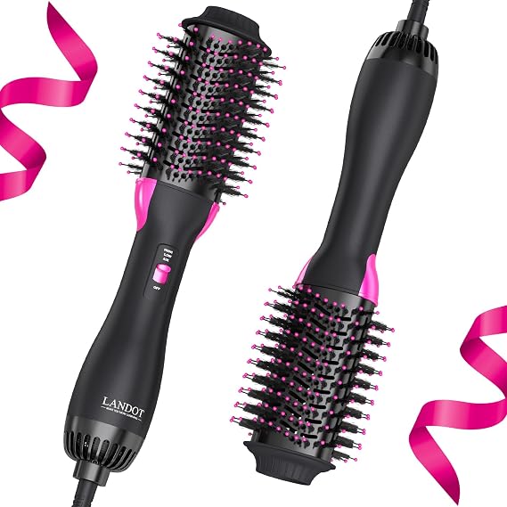 One-Step Hair Blow Dryer Brush, Ionic Hot Air Styler Hairdryer Volumizer