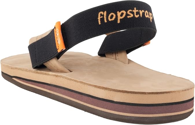 V-TOE SOCKS Flopstrap - Back straps to hold flip-flops on for men, women, boys, and girls soft comfortable support for kids and adults easy attach