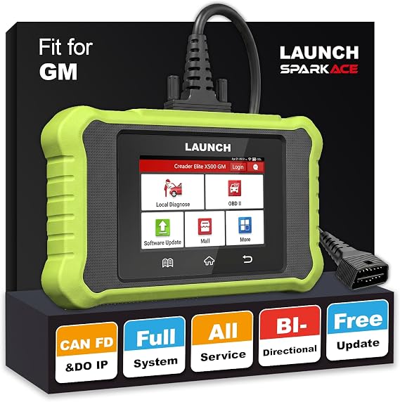 LAUNCH Creader Elite X500 for GM OBD2 Scanner Diagnostic Tool Full System