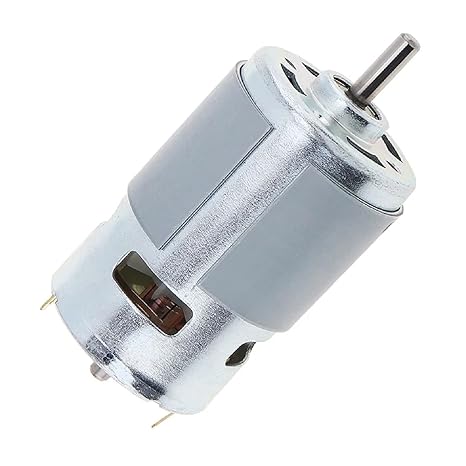 RS 775 795 895 DC Motor 12V 24V High Speed 3000-12000RPM Large Torque Low Noise Single/Double Ball Bearings for DIY Tools and Machinery