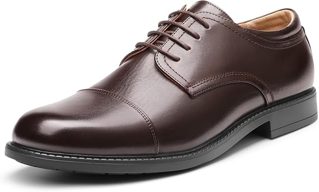 Bruno Marc Men's Lace Up Formal Dress Shoes Brogues Derby, Comfortable Leather Shoes for Men