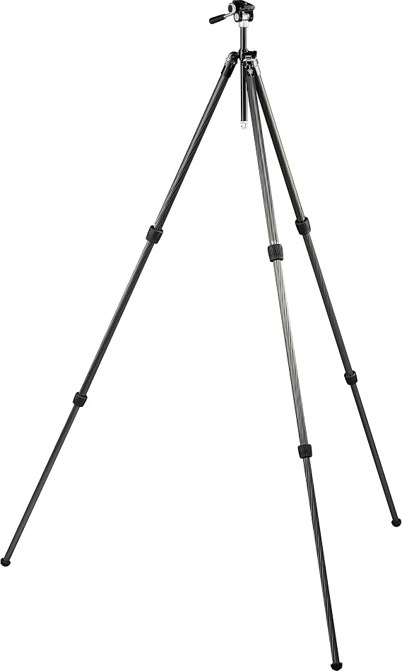 Vortex Ridgeview Carbon Tripod Kit | 2-Way Pan Head - 22 lb Max Load, Arca-Swiss Mount, Carbon Fiber Legs, 1/4-Turn Leg Locks - Unlimited, Unconditional