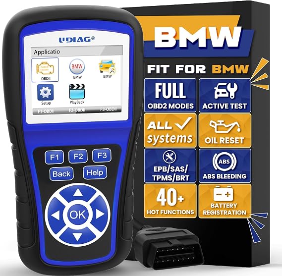 A200 Fit for BMW OBD2 Scanner - Full System Diagnostic Scan Tool Bi-Directional All Reset Services OBD2 Car Scanner, Auto VIN, Lifetime Free Update for BMW/Mini/Rolls Royce