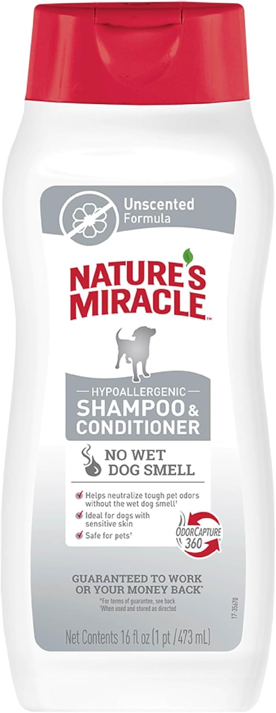 Nature's Miracle Hypoallergenic 2-In-1 Shampoo & Conditioner, 16 oz
