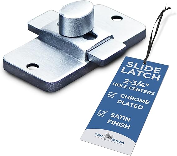 2-3/4 Surface Mount Slide Latch (Satin Finish)