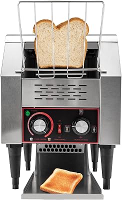 Commercial Conveyor Toaster 150SlicesH 1300W Electric Bread Baking Machine 110V,Seven Speed & Three Modes for Bun Bagel Bread Heavy Duty Stainless Steel Conveyor Toaster