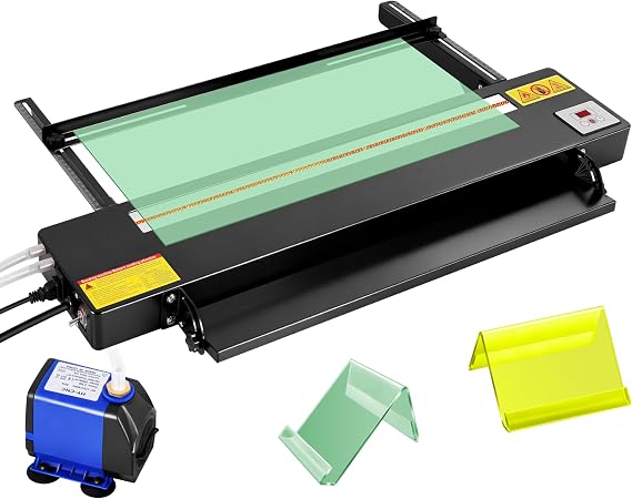 24 Digital Acrylic Bender Industrial Acrylic Bending Machine | with Spare Heating Wire, Angle&Width Adjustable, for<6mm Acrylic PVC Plastic Plexiglass Sheets Bending
