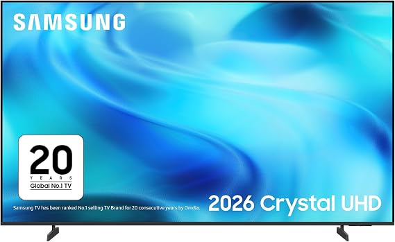Samsung Smart TV 85-Inch U8000H Crystal UHD 4K TV, HDR10+, Motion Xcelerator, Dynamic Sound Pack, Gaming Hub, Knox Security, Vision AI Companion [2026]