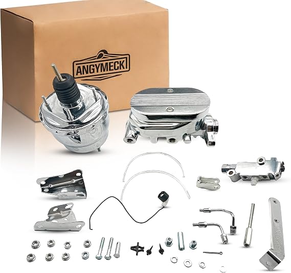 7 Inch Dual Power Brake Booster Conversion Kit For Chevy GM A-Body