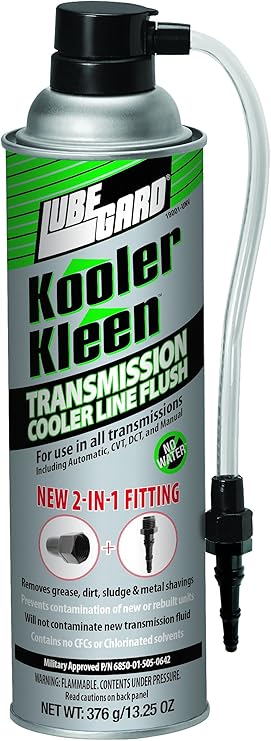 Lubegard 19001-UNV Kooler Kleen Transmission Cooler Flush, 13.25 oz. | 2-in-1 Fitting