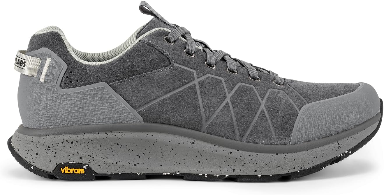 Tread Labs Men's Dover Hiking Shoe with Arch Support Suede Trail Shoe with Pace Insole & Vibram Outsole