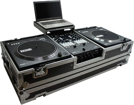 Battle Coffin Case Fits Rane 12 Turntables and Rane 72 Mixer Harmony Cases | Protects a complete DJ scratch setup, flight-ready touring build, one-piece transport for decks plus control surface