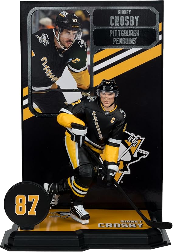 McFarlane Toys - Sidney Crosby (Pittsburgh Penguins) NHL 7in Posed Figure McFarlane's SportsPicks
