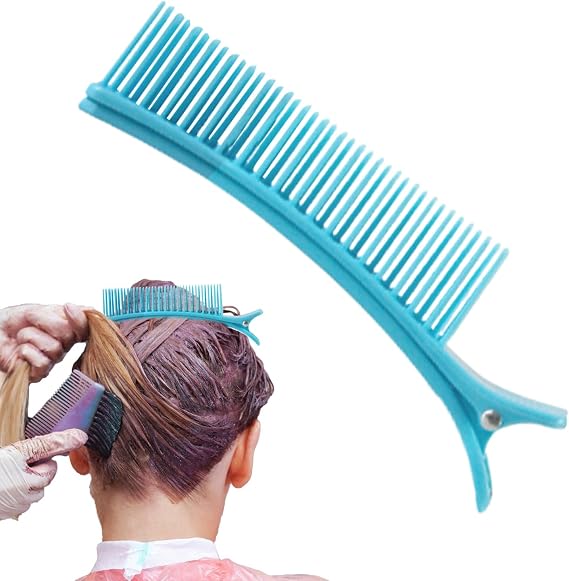 Hair Sectioning Clip and Comb Professional Hair Pins for Styling And | Hair Parting Comb, Home Salon Hair Cutting Accessories for Women Teens Kids