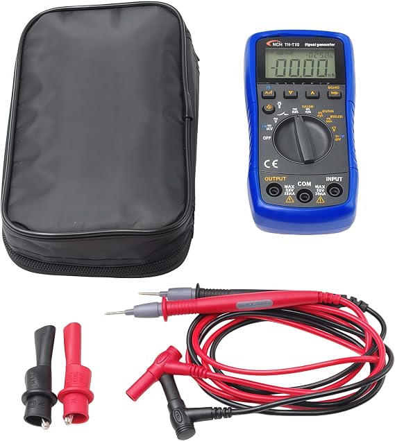 TH-71B Handheld Signal Generator Source Simulator Meter,DC Voltage Current Thermocouple K/E/J/T/B/R/S/N,24V Loop,V/mA Step Output