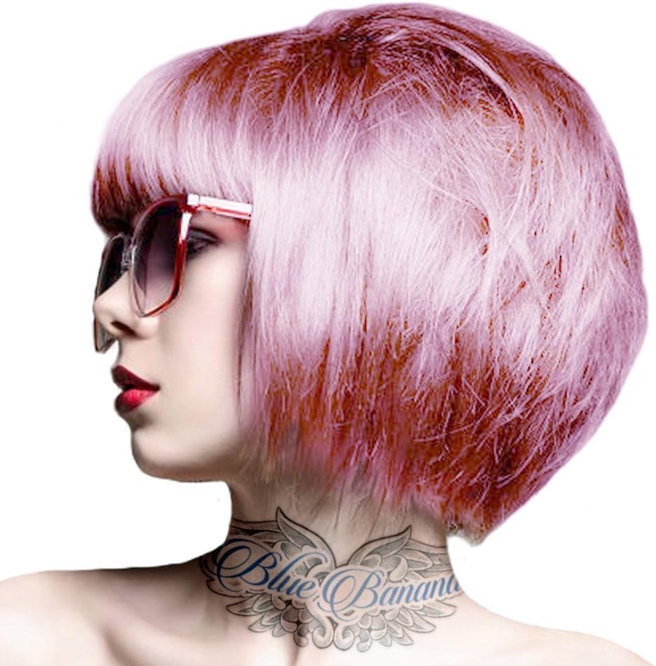 Renbow Crazy Color Semi-Permanent Hair Dye Color Cream - 2 x Candy Floss 100ml