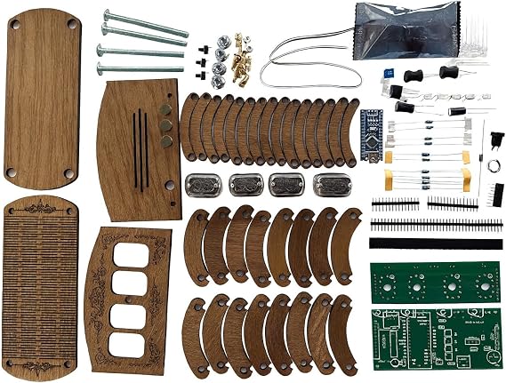 Nixie Tube Clock Kit DIY IN12 (24 Hours Format)