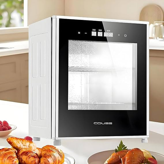 Bread Dough Proofing Box, 40l Dough Proofer Machine, Electric Bread Proofing Box Precision Dual-Control Proofing Machine Sourdough Starter Warmer for Bread/Pizza/Yogurt/Natto