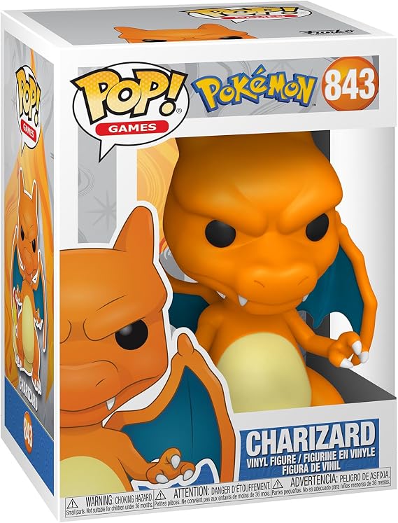 Funko POP! Games: Pokemon - Charizard | Official Merch - Collectable Vinyl Figurine for Shelf Display - Birthday Gift Idea for Fans and Collectors