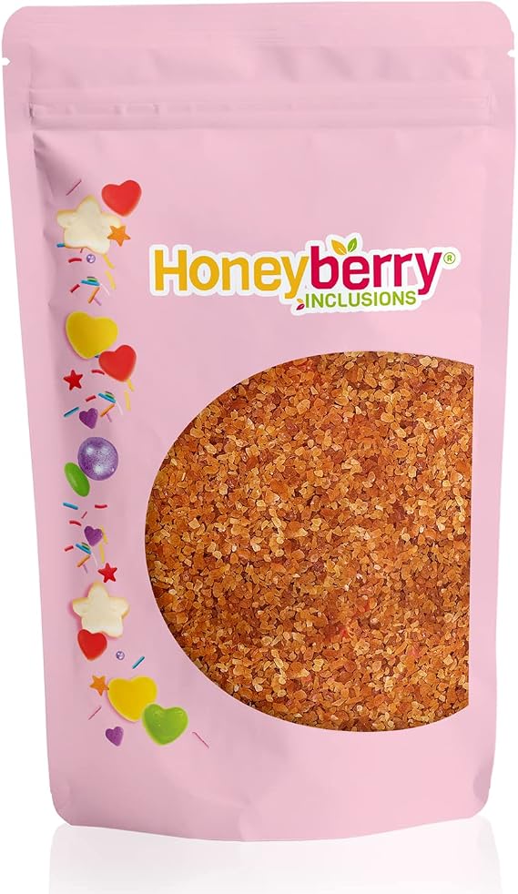 HONEYBERRY INCLUSIONS Crunchy Salted Caramel Sprinkles 100g - Irresistible Topping for Desserts, Baked Goods, and More - Made with Premium Ingredients - Perfect for Baking Enthusiasts and Gifting